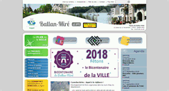 Desktop Screenshot of mairie-ballan-mire.fr